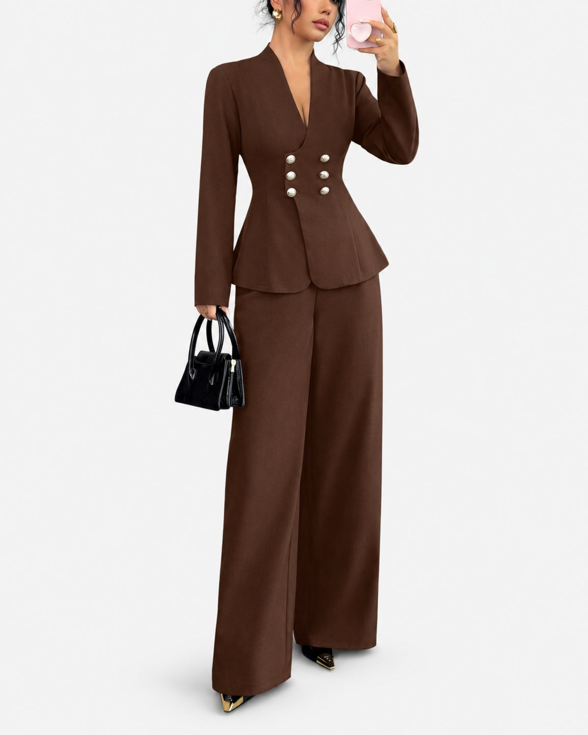 Women’s Double-Breasted Pantsuit
