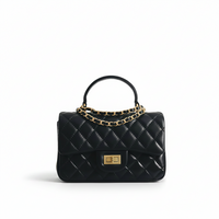 Quilted Leather Mini Bag – Shoulder & Handheld