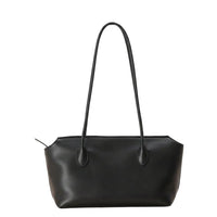 Minimal Leather Tote Bag – Large Cowhide Shoulder Bag
