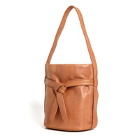 Women’s Full Grain Leather Bucket Bag – Handmade Shoulder & Crossbody Bag
