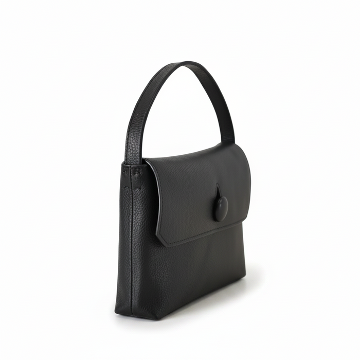 Calfskin Mini Handbag – Flap Top Clutch