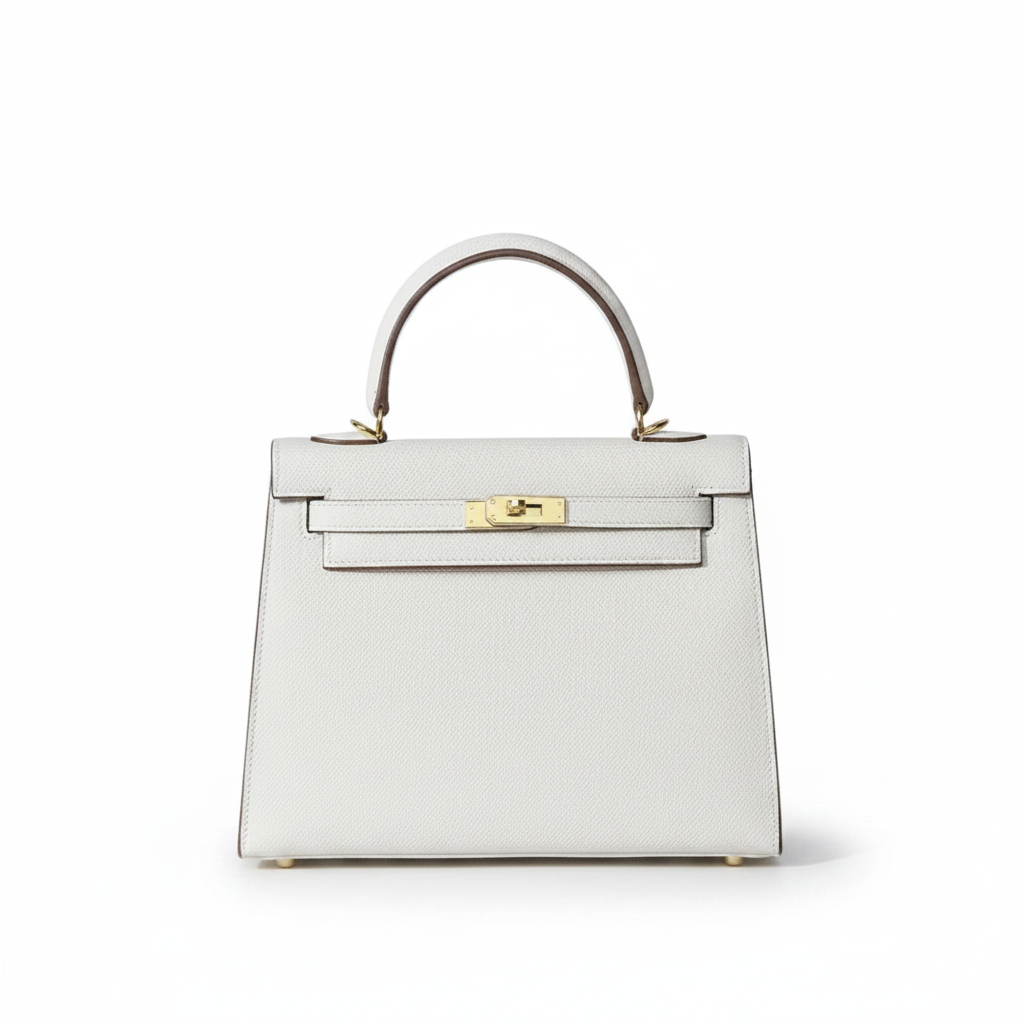 Leather Kelly Bag – Structured Shoulder Crossbody