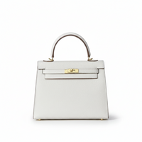 Leather Kelly Bag – Structured Shoulder Crossbody