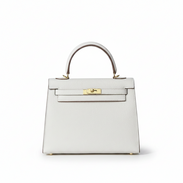 Leather Kelly Bag – Structured Shoulder Crossbody