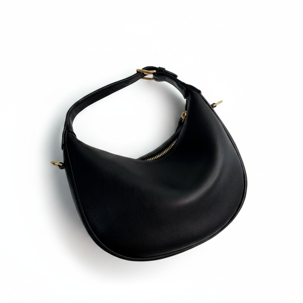 Cowhide Crescent Bag – Mini Shoulder Crossbody