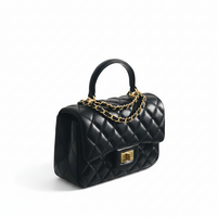 Quilted Leather Mini Bag – Shoulder & Handheld