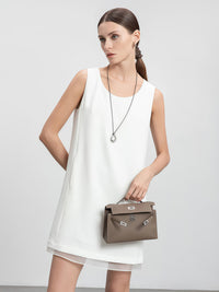 Cowhide Flap Bag – Vintage Shoulder Crossbody