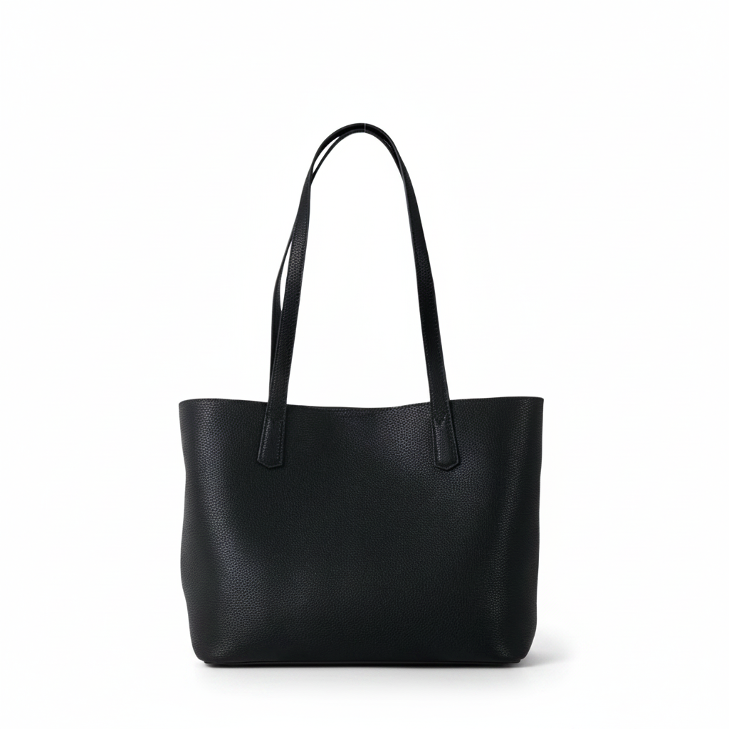 Soft Leather Tote Bag – Minimal Everyday Shoulder Bag