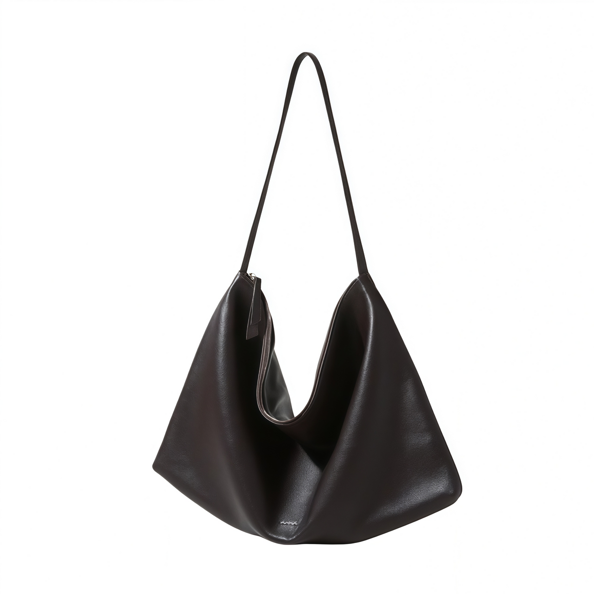 Cowhide Tote Bag – Minimal Underarm Shoulder Bag
