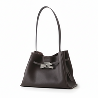 Mini Pebbled Leather Tote Bag – Structured Minimalist Shoulder Bag