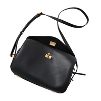 Soft Leather Pillow Shoulder Bag – Minimal Crossbody