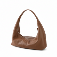 Soft Cowhide Underarm Bag – Large Shoulder Tote