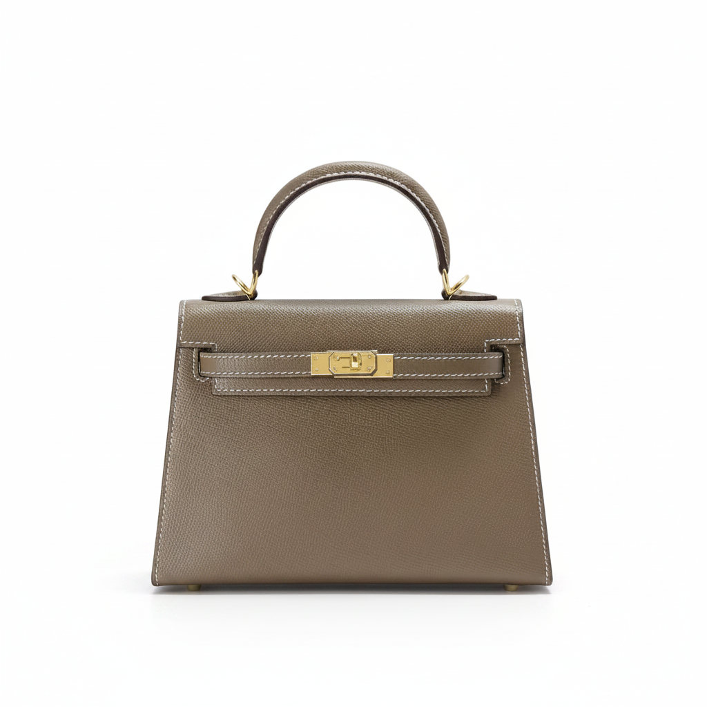 Leather Kelly Bag – Structured Shoulder Crossbody