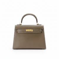 Leather Kelly Bag – Structured Shoulder Crossbody