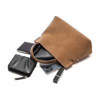 Women’s Nubuck Leather Shoulder Bag