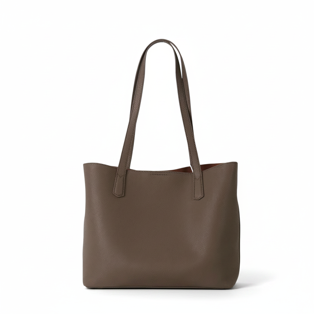 Soft Leather Tote Bag – Minimal Everyday Shoulder Bag