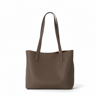 Soft Leather Tote Bag – Minimal Everyday Shoulder Bag