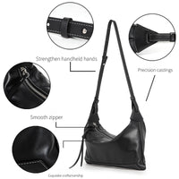 Women’s Soft Leather Tote – Shoulder & Crossbody Bag, 2026