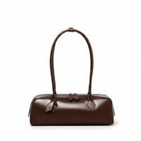 Leather Baguette Bag – Large Underarm Shoulder Bag