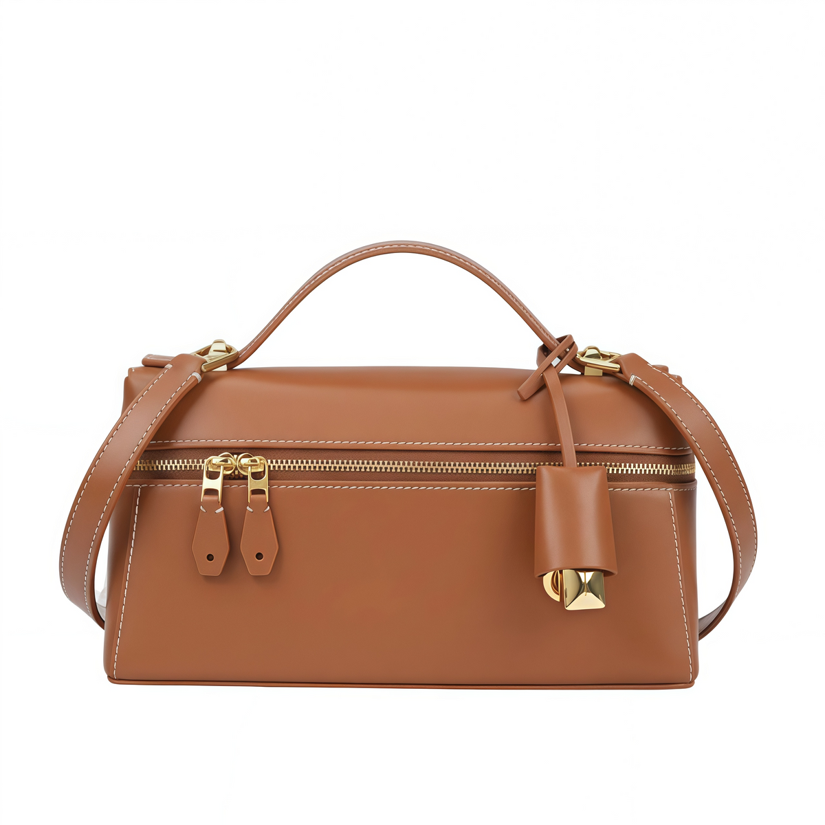 Cowhide Leather Mini Shoulder Bag – Handbag & Crossbody