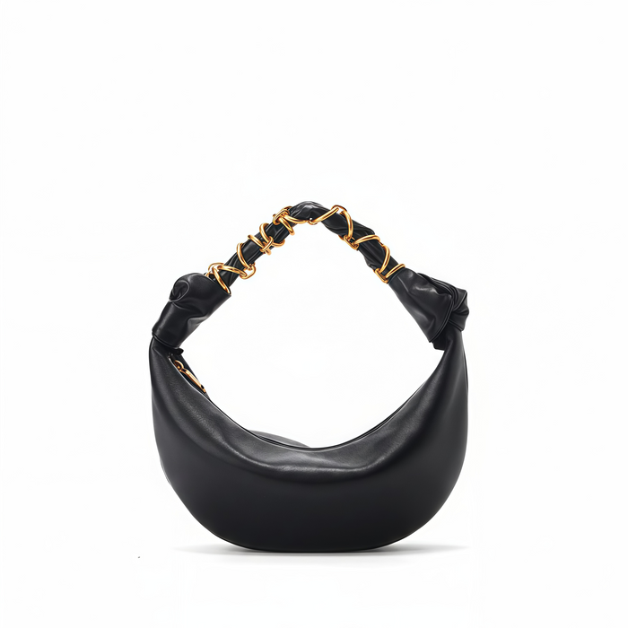 Lambskin Dumpling Bag – Minimal Shoulder Crossbody