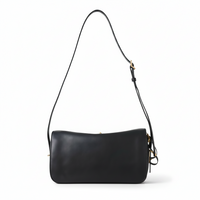 Soft Leather Pillow Shoulder Bag – Minimal Crossbody