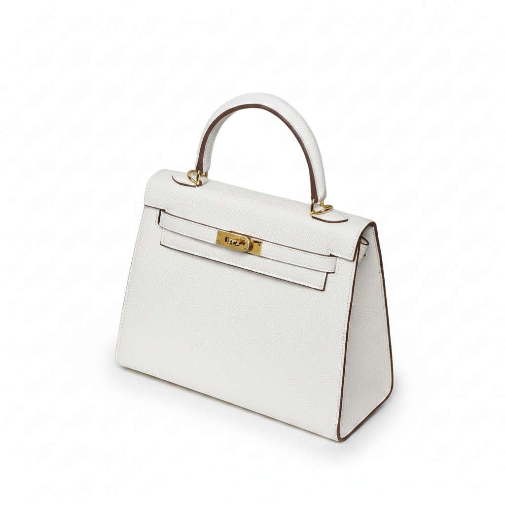 Leather Kelly Bag – Structured Shoulder Crossbody