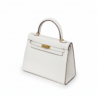 Leather Kelly Bag – Structured Shoulder Crossbody