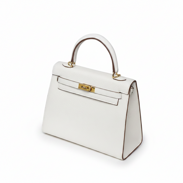 Leather Kelly Bag – Structured Shoulder Crossbody