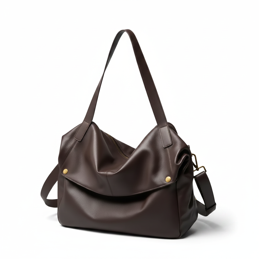 Large Cowhide Tote Bag – Travel Shoulder Bag