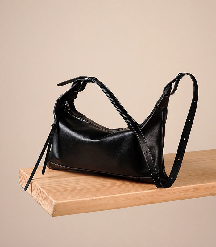 Women’s Soft Leather Tote – Shoulder & Crossbody Bag, 2026