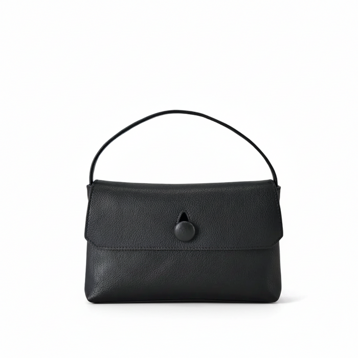 Calfskin Mini Handbag – Flap Top Clutch