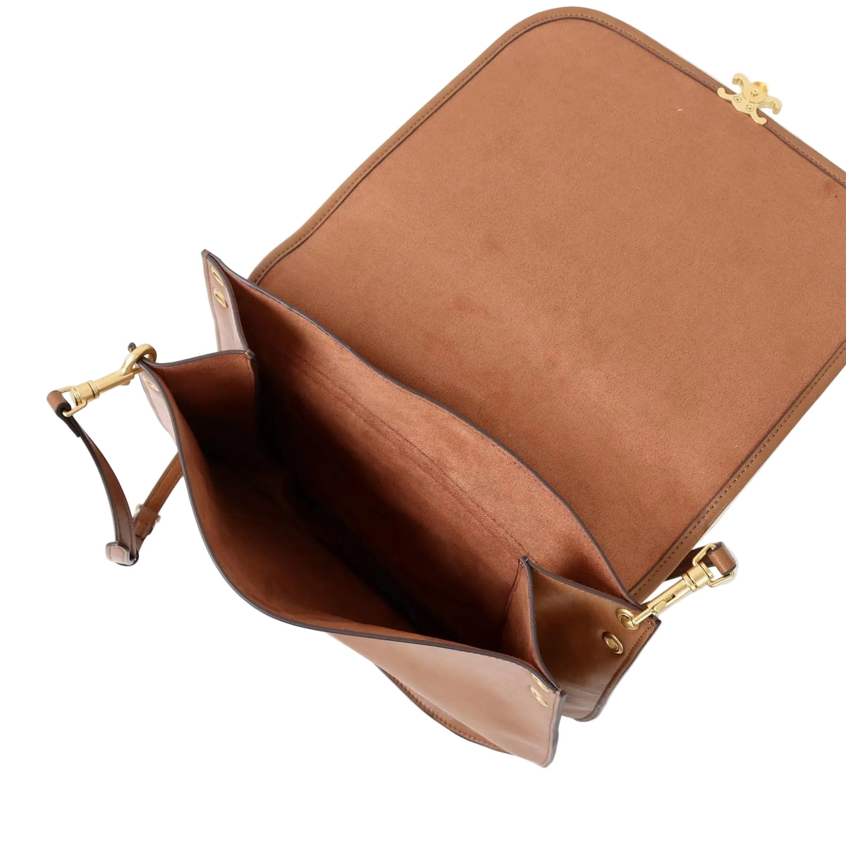 Minimal Leather Messenger Bag – Shoulder & Crossbody