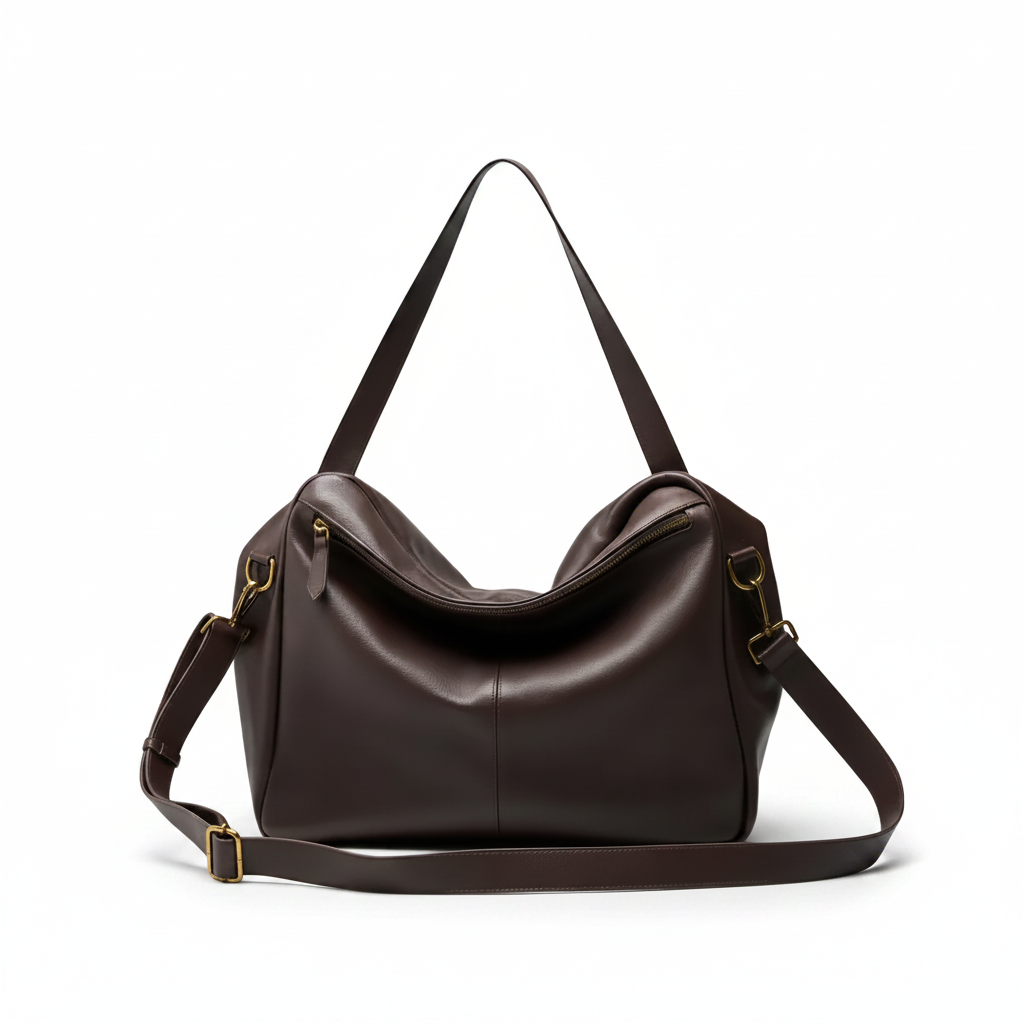 Large Cowhide Tote Bag – Travel Shoulder Bag