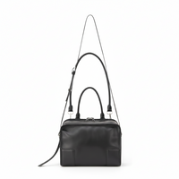 Vintage Cowhide Boston Bag – Shoulder Crossbody