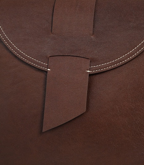 Women’s Genuine Leather Crossbody Bag – Coffee Shoulder Bag