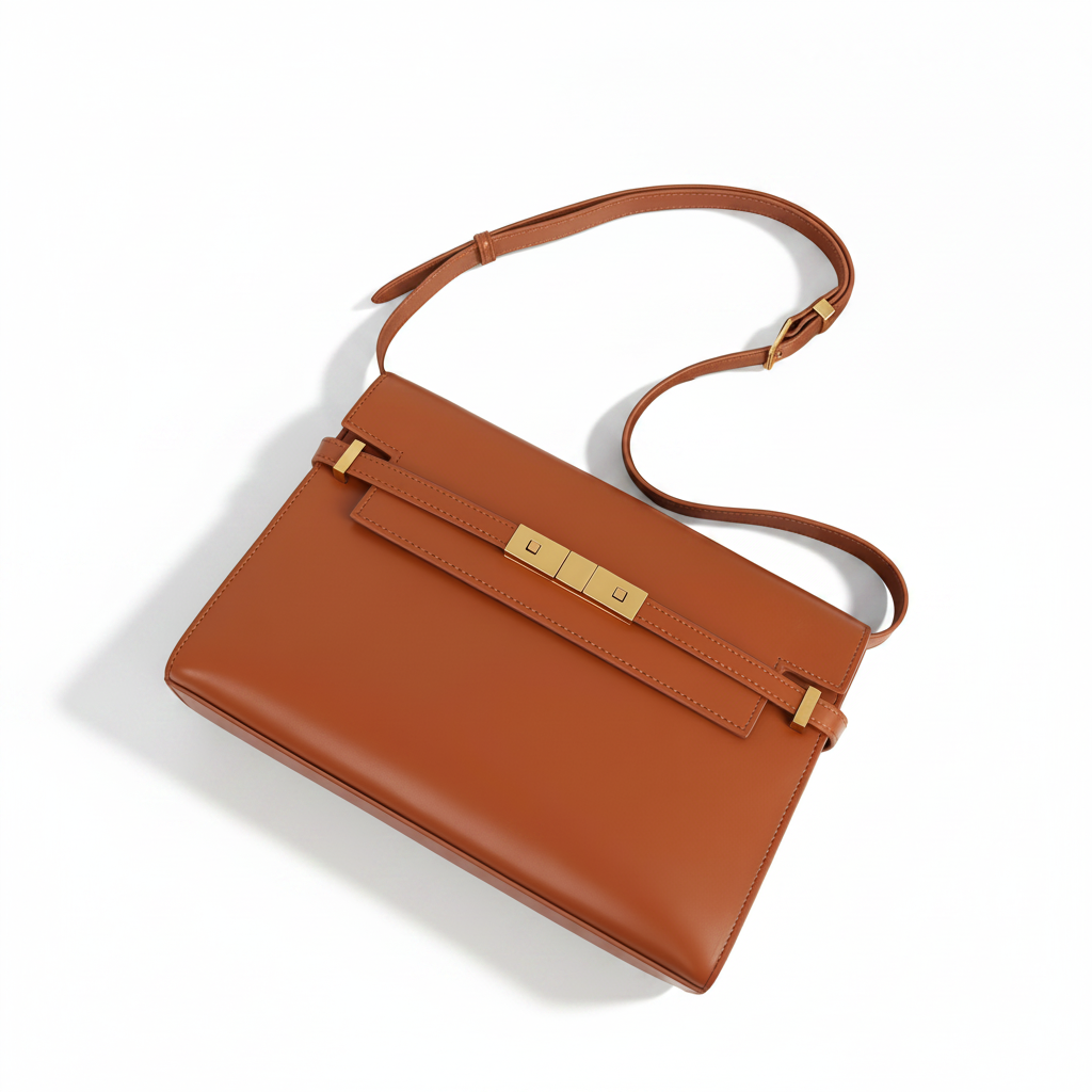 Large Leather Flap Tote Bag – Shoulder & Handbag