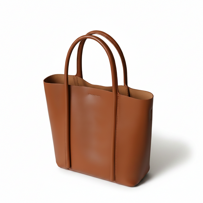 Cowhide Bucket Bag – Minimal Crossbody Tote