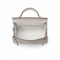 Leather Kelly Bag – Structured Shoulder Crossbody