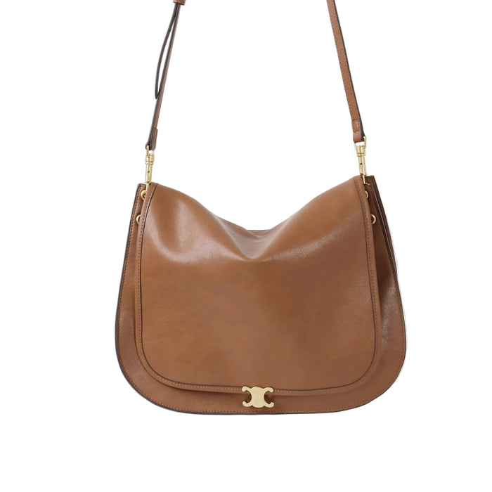 Minimal Leather Messenger Bag – Shoulder & Crossbody
