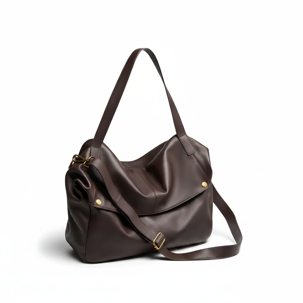Large Cowhide Tote Bag – Travel Shoulder Bag