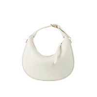 Minimal Half-Moon Bag – Leather Shoulder Crossbody