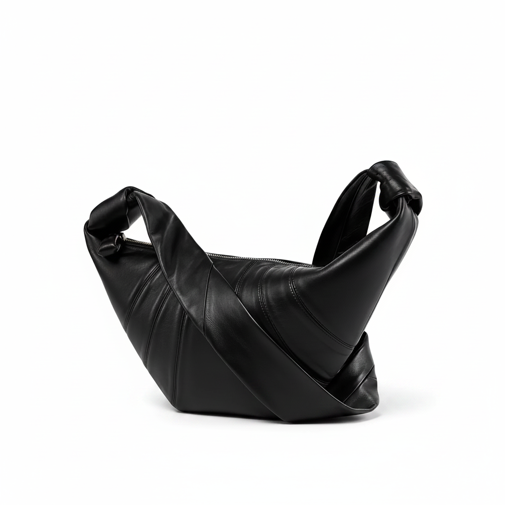 Lambskin Crescent Bag – Soft Shoulder Crossbody