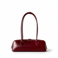 Leather Baguette Bag – Large Underarm Shoulder Bag