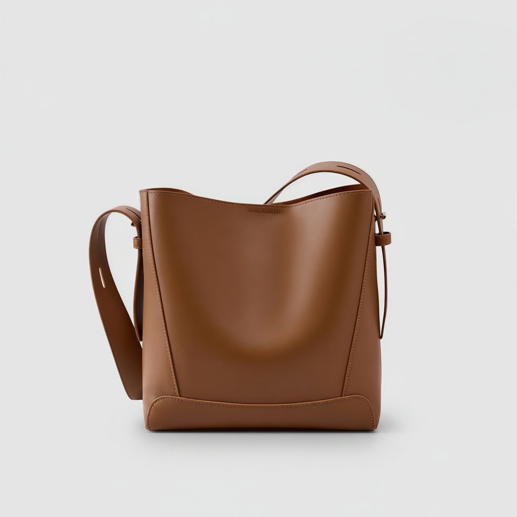 Leather Bucket Bag – Everyday Shoulder Crossbody
