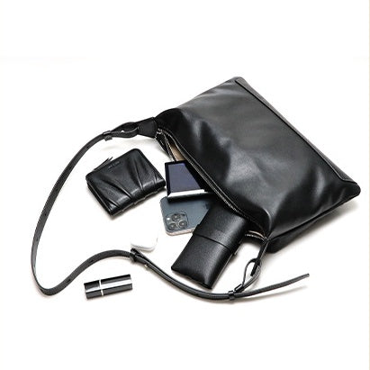 Women’s Soft Leather Tote – Shoulder & Crossbody Bag, 2026