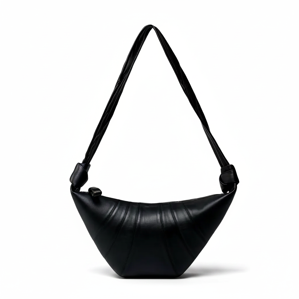 Lambskin Crescent Bag – Soft Shoulder Crossbody