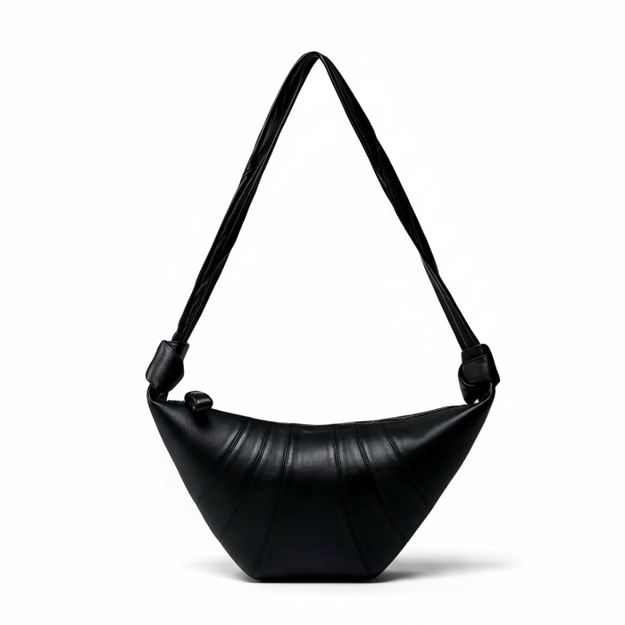 Lambskin Crescent Bag – Soft Shoulder Crossbody