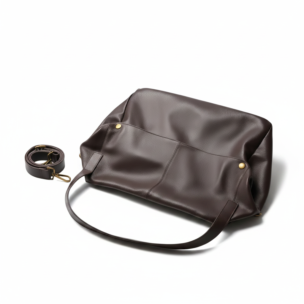 Large Cowhide Tote Bag – Travel Shoulder Bag