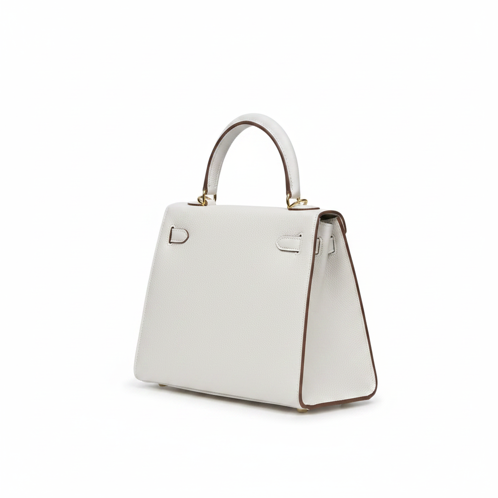 Leather Kelly Bag – Structured Shoulder Crossbody